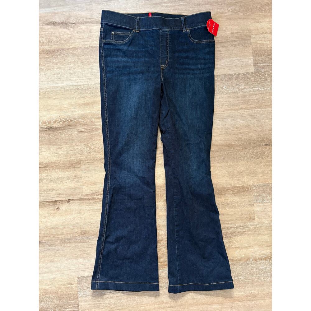 SPANX Flare Jeans in Midnight Shade - Picture 3 of 11